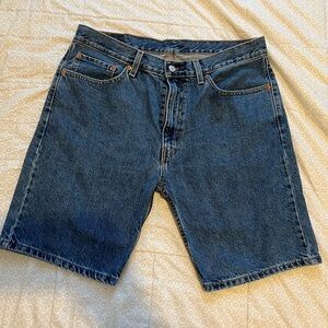 Levi's Dark Blue Jean Shorts